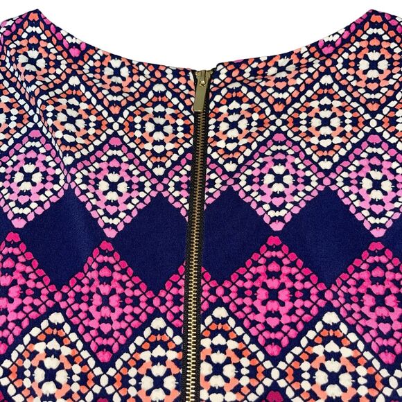 Eliza J Shift Dress Retro Geometric - Picture 8 of 13